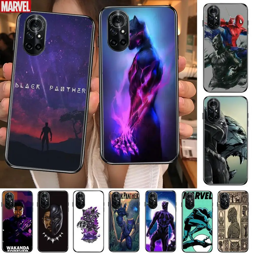 Чехол для телефона "Мультяшная пантера" для Huawei Honor 20 10 9 8A 7 5T X Pro Lite 5G черный.