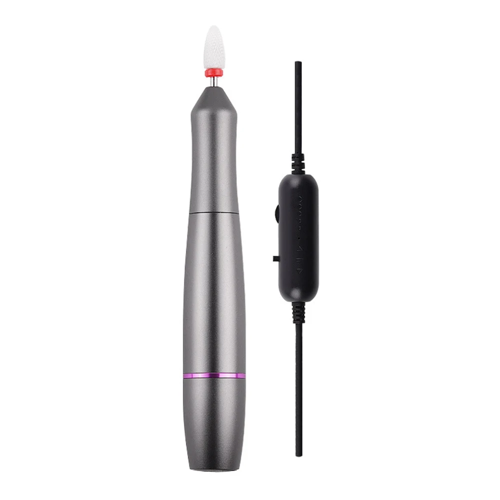 

USB Nail Polisher Pen Portable Manicure Grinder Electric Polish Pen Nail Art Set Mini Electric Manicure Implement