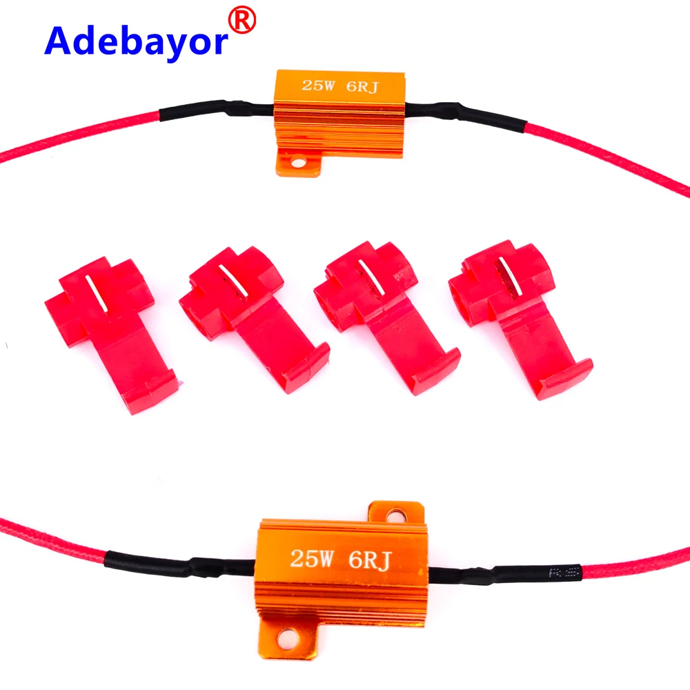 Резистор нагрузки для автомобиля 2 шт./компл. 25 Вт 6 Ом | Автомобили и мотоциклы