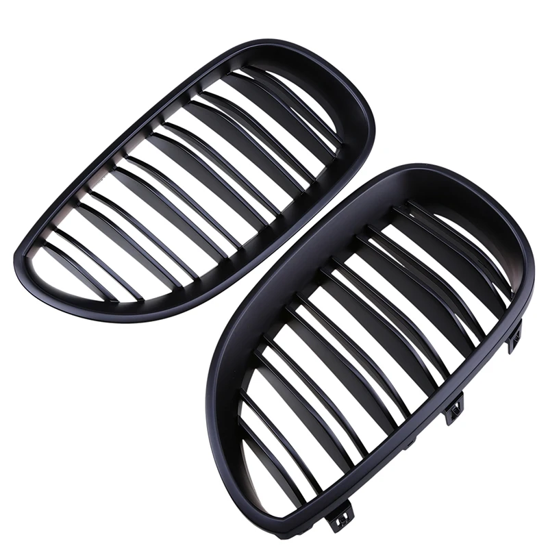 Posbay матовая черная Автомобильная Центральная Решетка переднего бампера для BMW