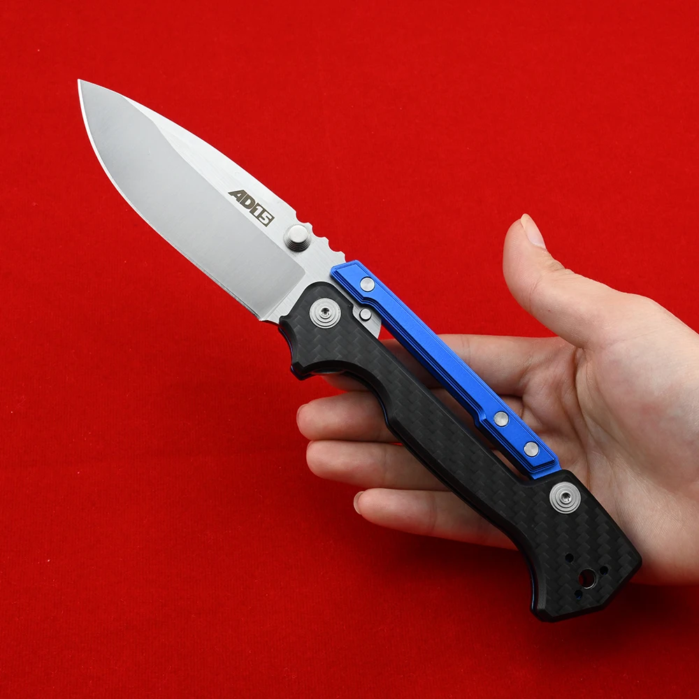 Murah Pisau Saku M390 Lipat Pisau Paduan Aluminium Pisau EDC Outdoor Camping Berburu Survival Pisau Untuk Taktis Pertahanan Diri AD15