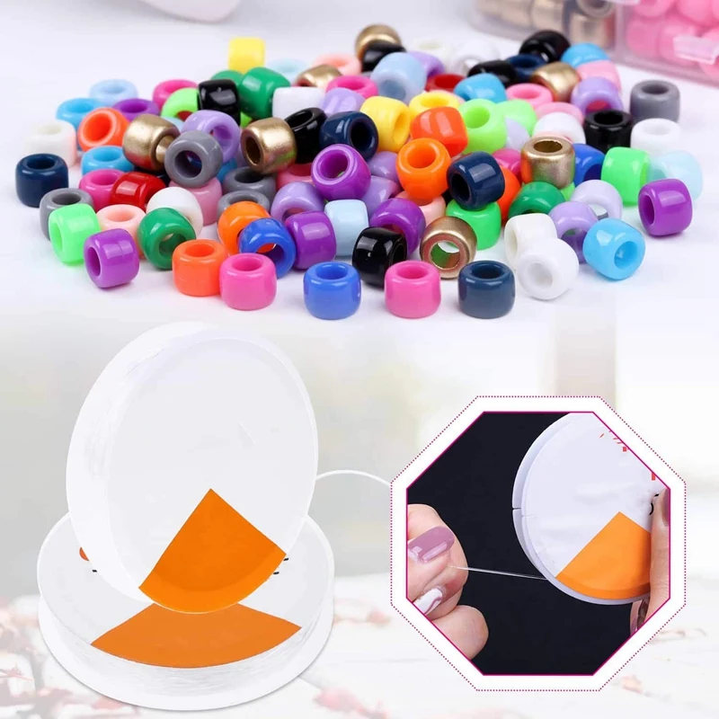 Бусины пони радужные бусины 9 мм оптом с гладкой поверхностью для браслетов