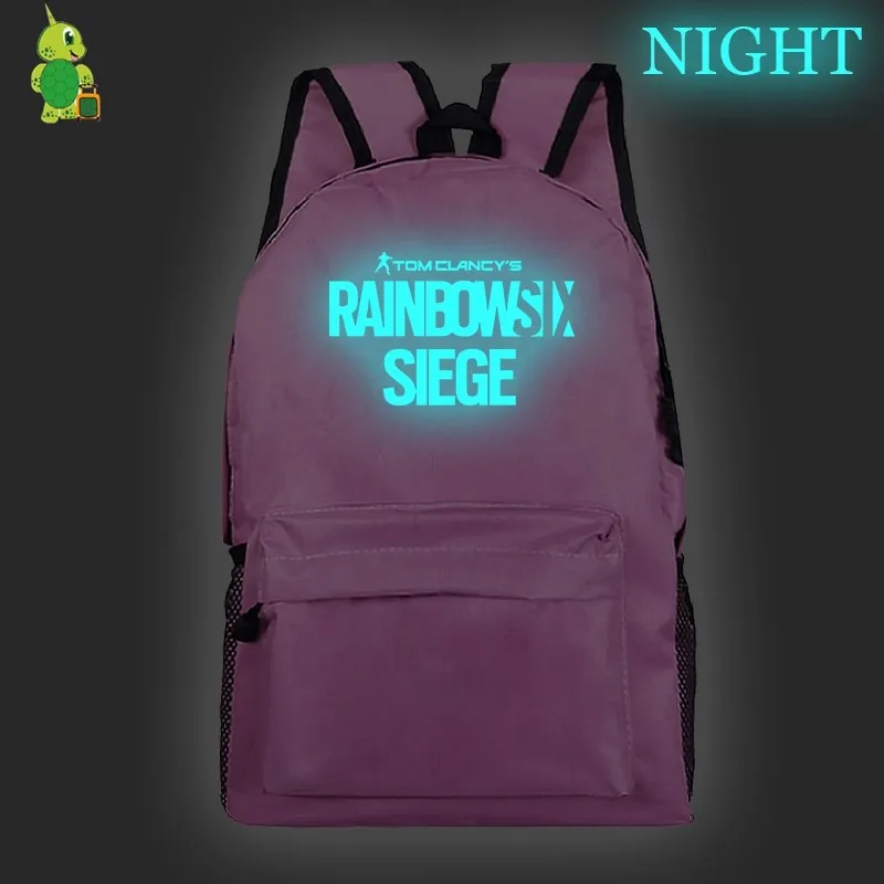 9 Игровой рюкзак Tom Clancy's Rainbow Six Siege, школьные сумки для подростков, женский и мужской рюкзак для ноутбука, дорожные сумки, детские сумки для книг - Цвет: 9