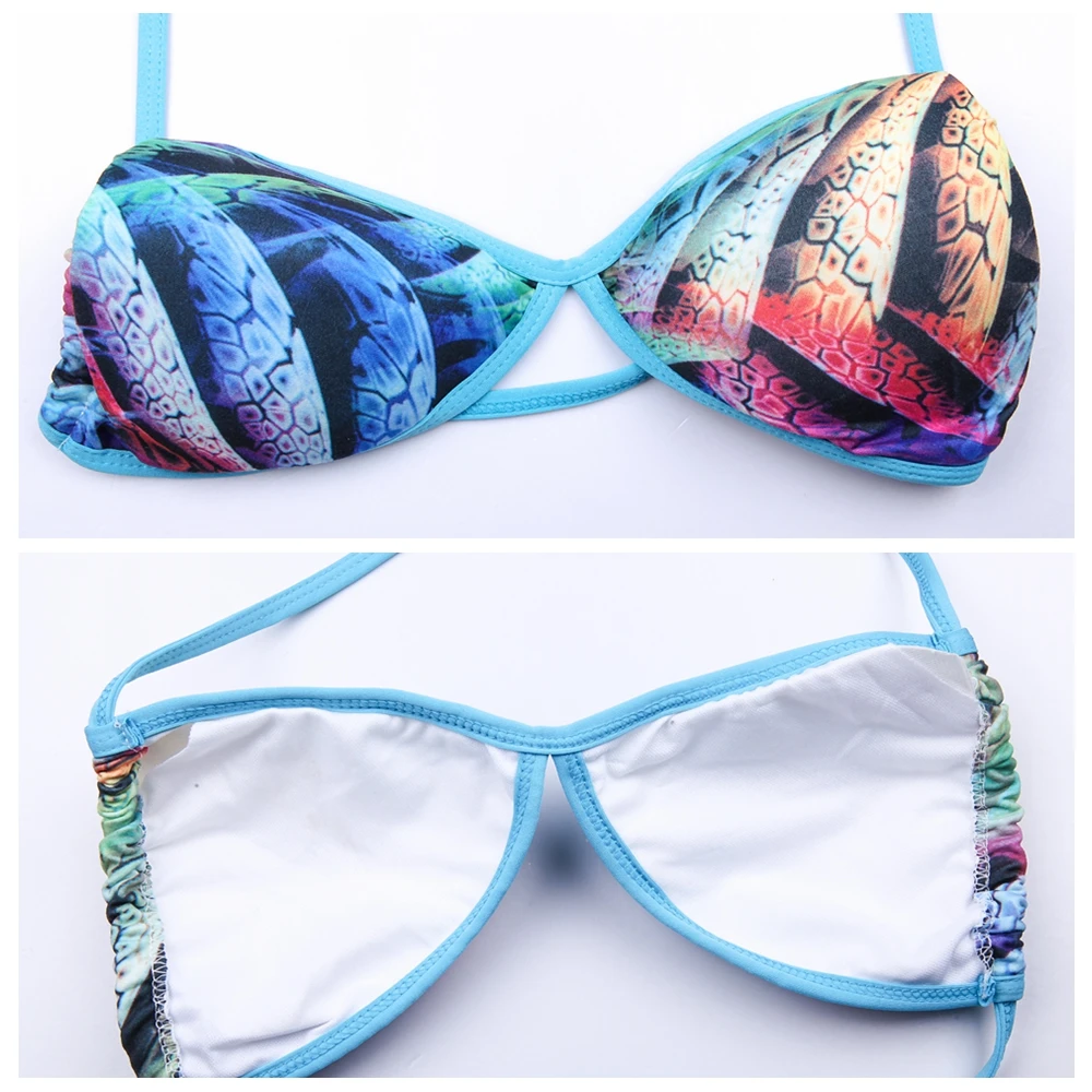 Promotion Mini Bottom Bikini Swimwear Removable Padding Swimsuit Fully Lined Bathing Suit Cheap Beachwear Sell Sets | Женская одежда