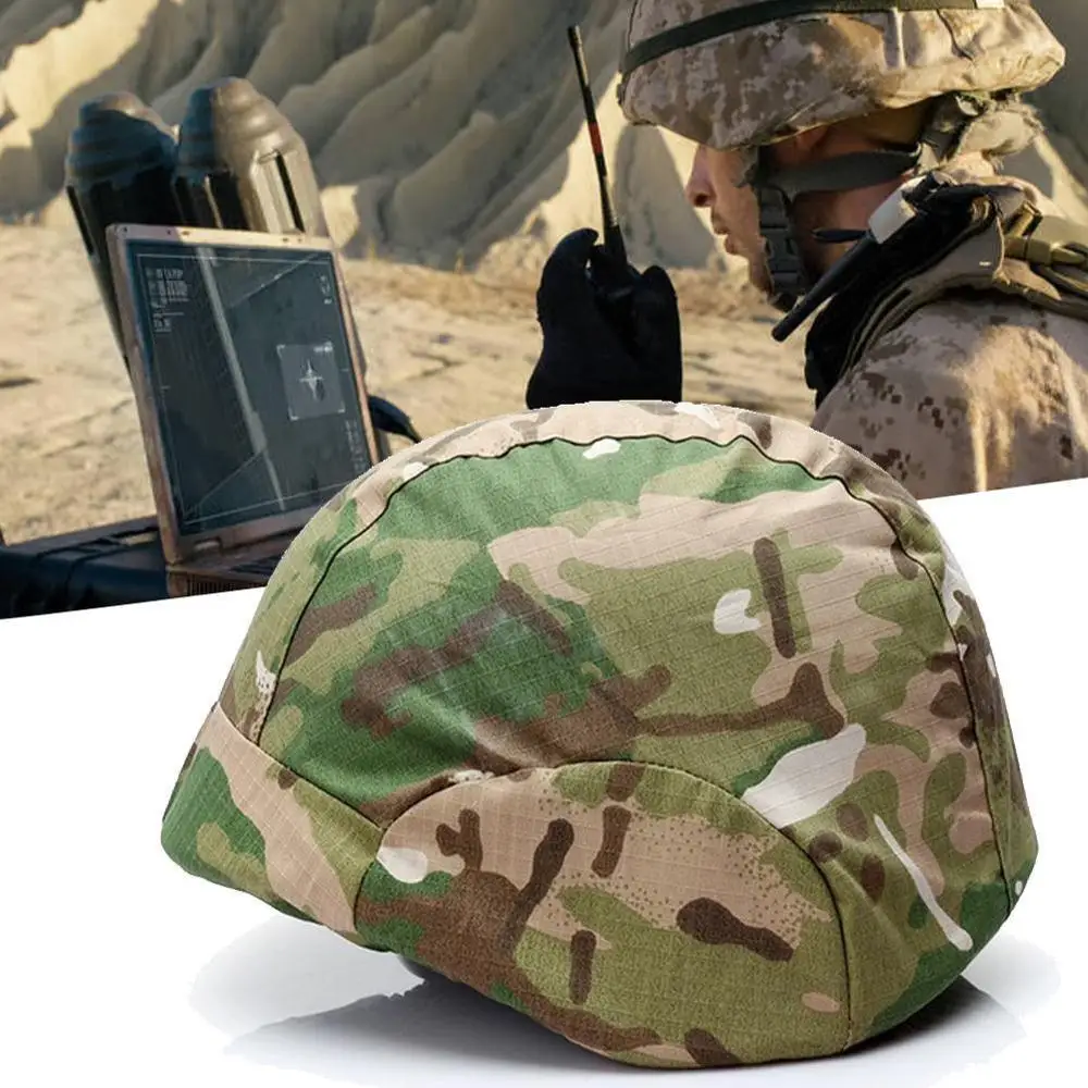 

Helmet Secial Helmet Cover Outdoor Tactical Helmet Camouflage Airsoft Helmet Cover Tactical Cloth Cover Helmet Paintball W8U2