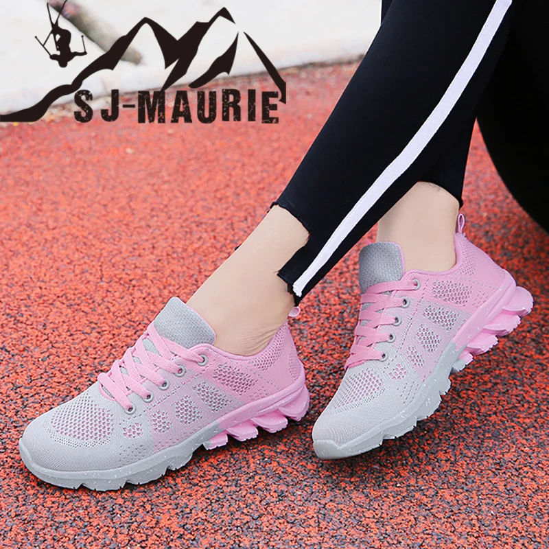 Обувь для фитнеса женские теннисные кроссовки коллекция 2019 года на шнуровке из