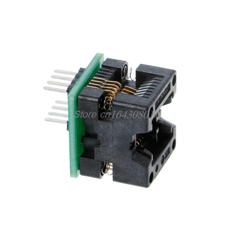 

SOIC8 SOP8 в DIP8 EZ гнездо модуля преобразователя, программатор выходной мощности, адаптер с 150 мил разъемом SOIC 8 SOP 8 до DIP 8