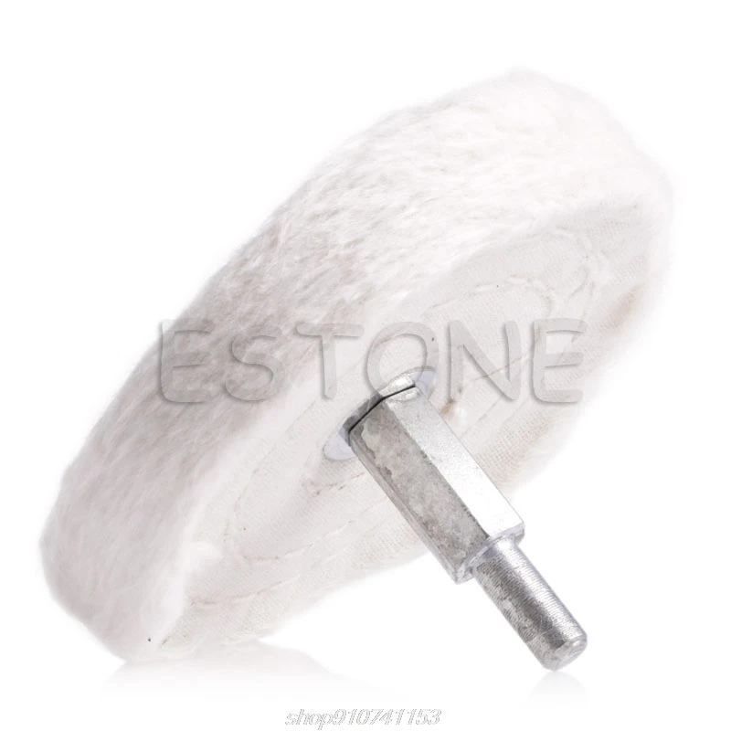 

1/4'' Shank 3'' Cloth Polishing Mop Wheel Power Battery Drill Buffing Grinder J04 21 Dropshipping