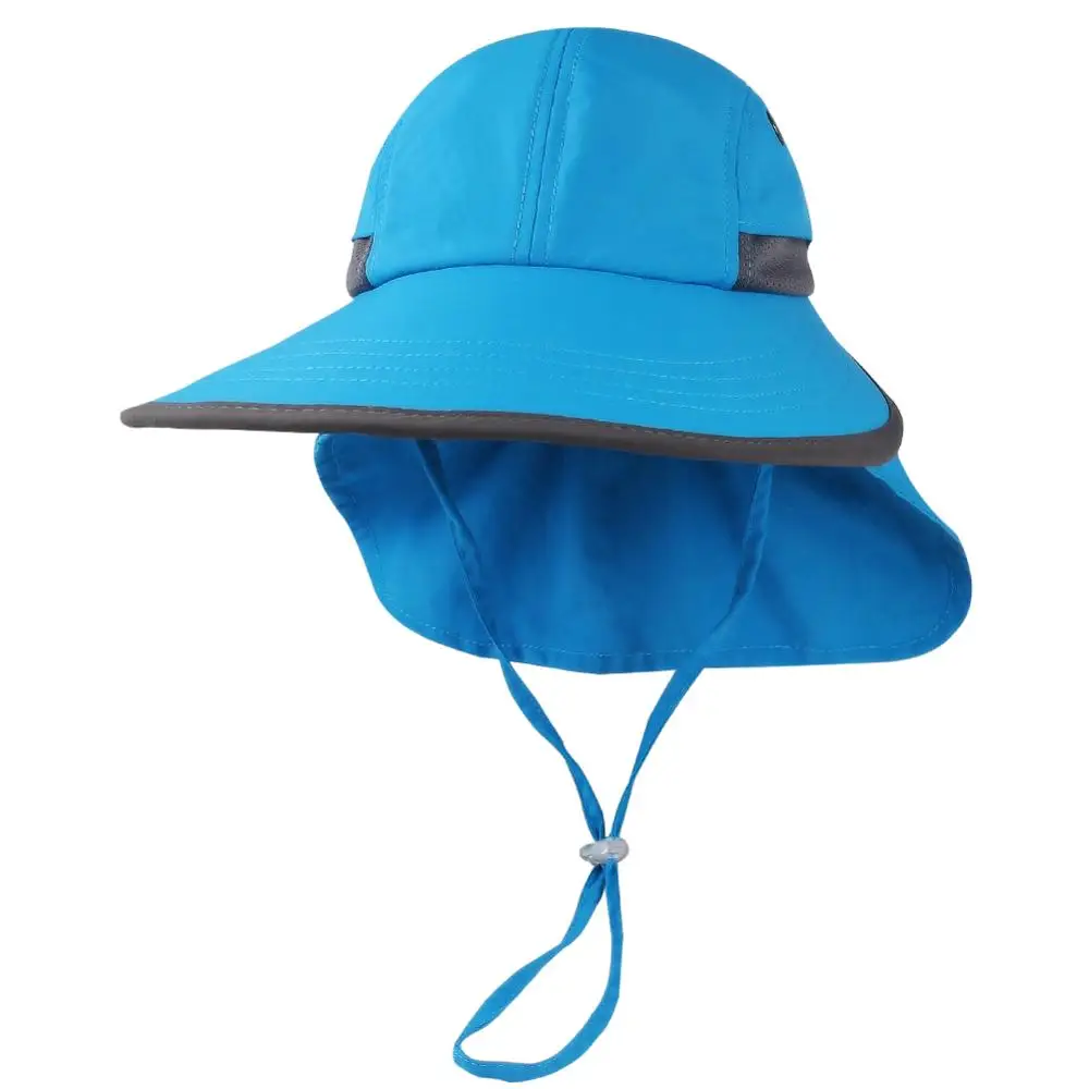 FURTALK летняя шапка Детские кепки от солнца с клапаном на шее для мальчиков и