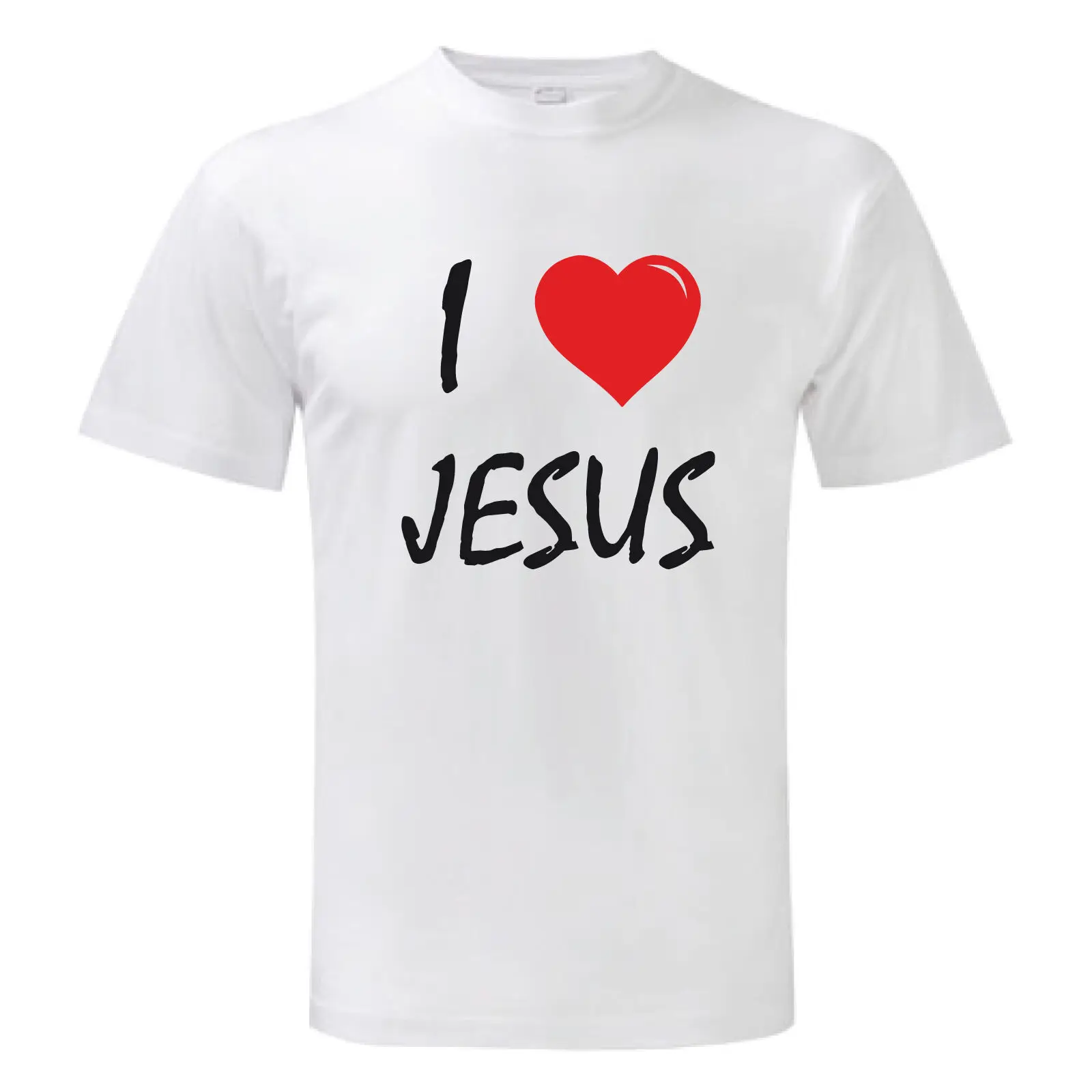 Футболка I Love Jesus &lt3 рубашка на память сетчатая Мужская Божия шоу оригинальное