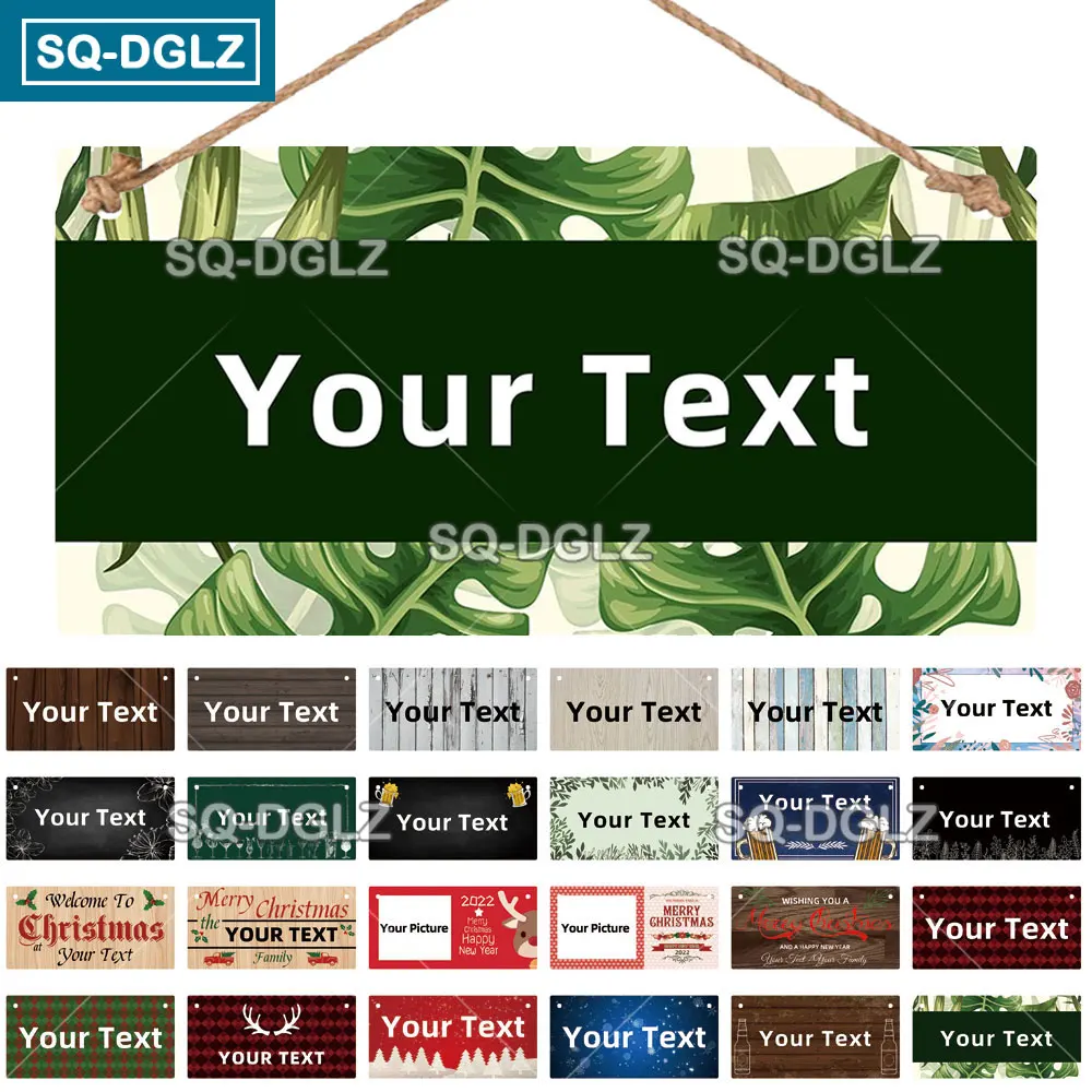 [SQ-DGLZ] деревянная доска для украшения на заказ подвеска дома украшение