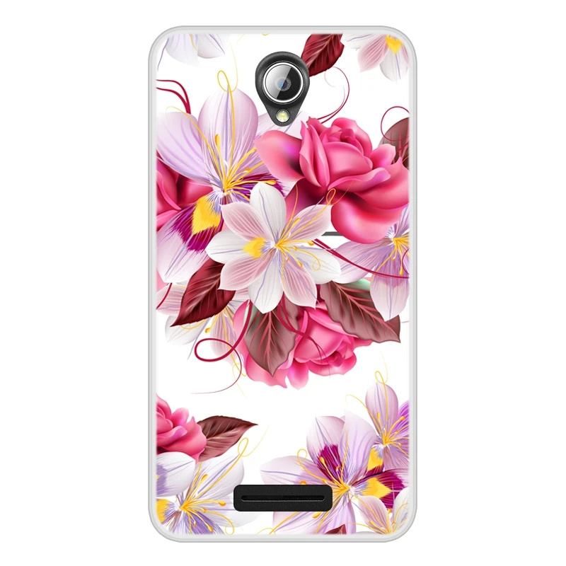 Чехол для Lenovo A5000 Мягкий Силиконовый ТПУ шикарный с рисунком чехол телефона в