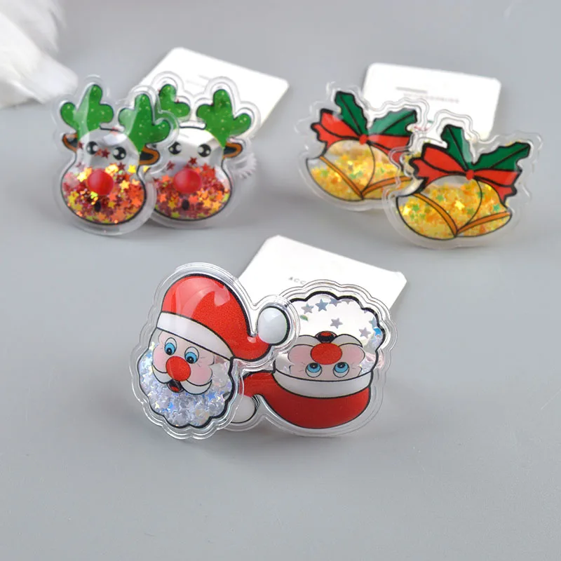 2 шт. милые зыбучие пески Рождество эластичная повязка на голову для девочек