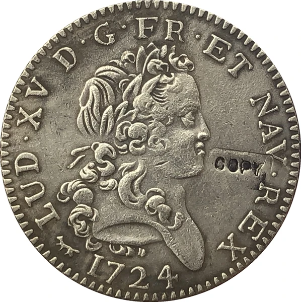 

1724 французская Монета КОПИЯ