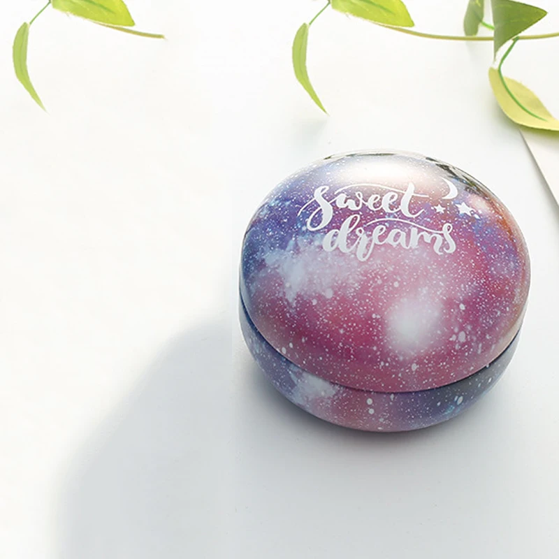 

Wedding Party Candy Box Flower Tin Box DIY Candle Jar Balm Round Empty Lipstick Case Wholesales