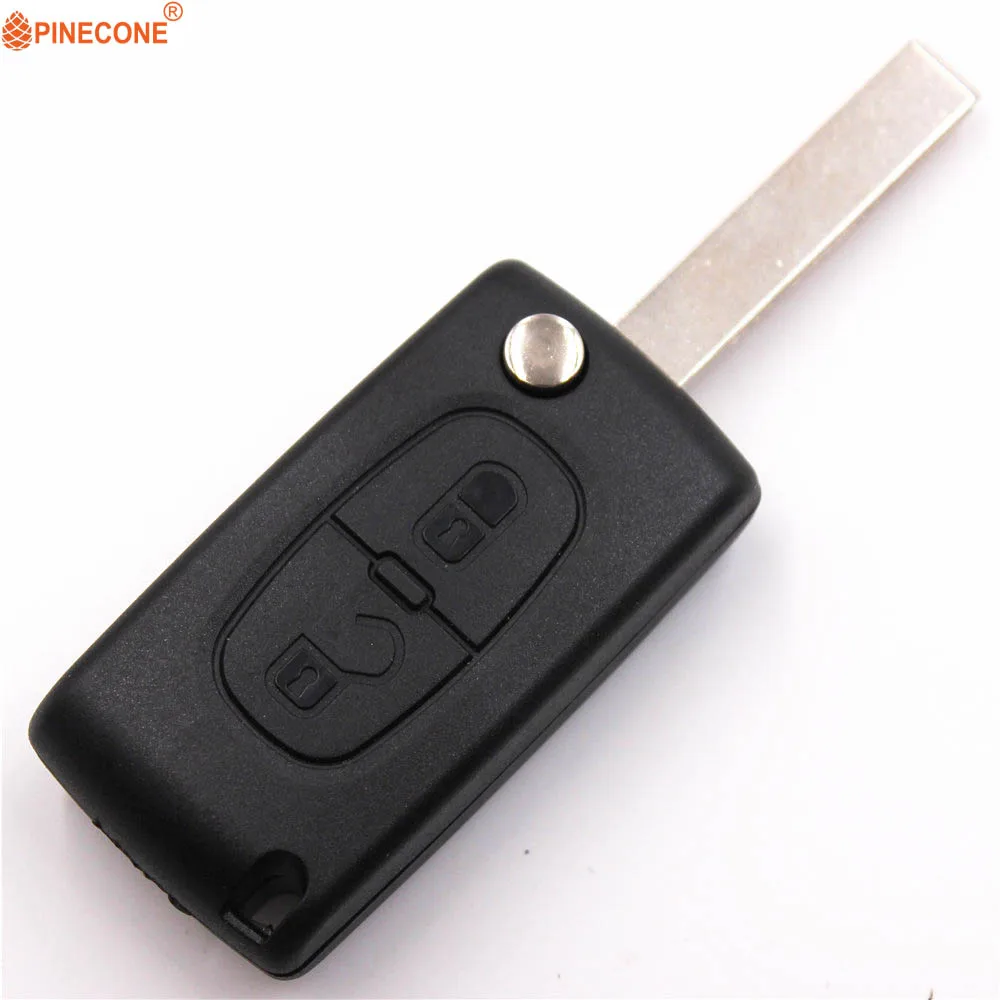 Сменный ключ PINECONE чехол брелок для Peugeot 107 207 307 307S 308 407 607 слесарная поставка с 2