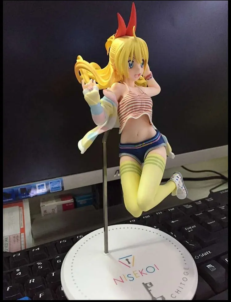 Новая Аниме Фигурка 23 см Nisekoi Kirisaki Chitoge 1/8 масштаб предварительно окрашенная ПВХ фигурка Коллекционная модель Рождественский подарок B19