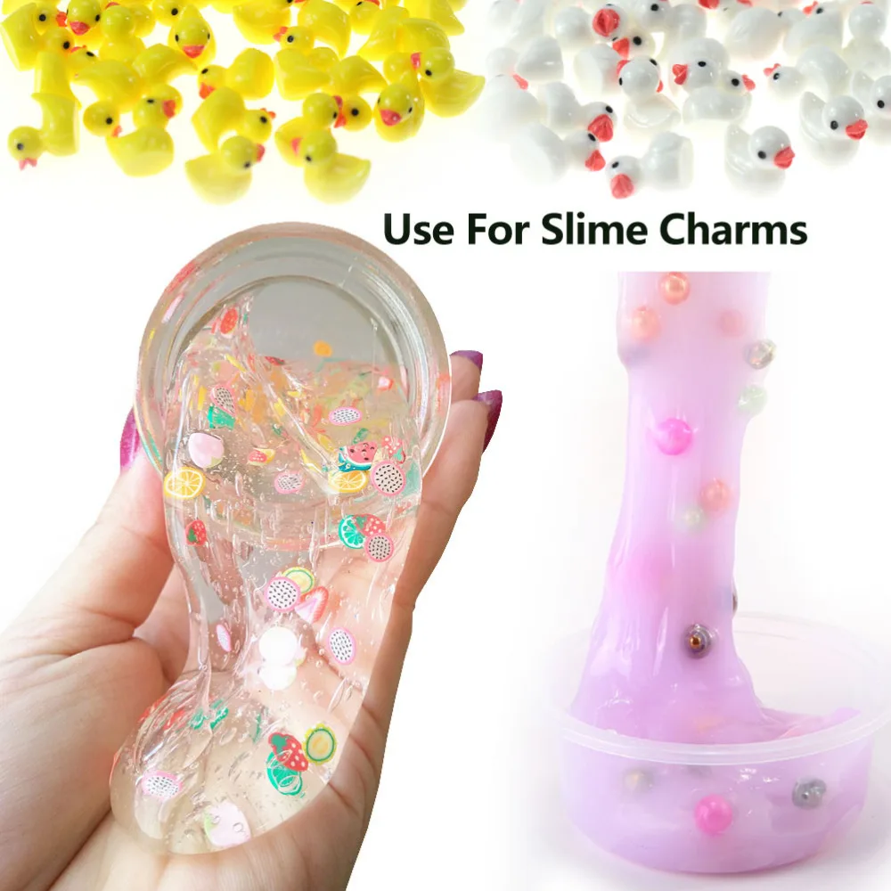 

1set Cute Duck miniature Figurine ornaments for home yellow ducklings Figurine for miniature garden Easter decor Slime Charms