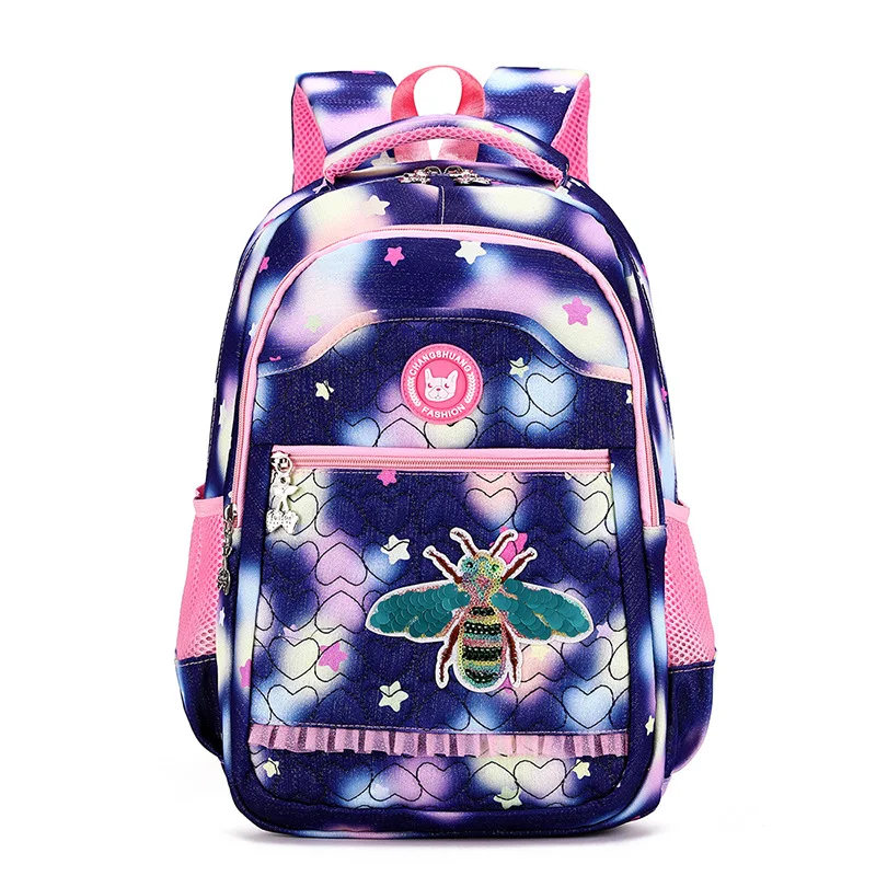 Школьный ранец для девочек 1 2 3 6 классов Детский рюкзак на плечо детей 8 10 12 лет