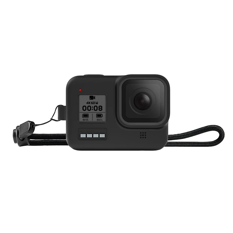 Для GoPro Hero 8 Black Аксессуары Анти-осенний защитный чехол силиконовый | Электроника