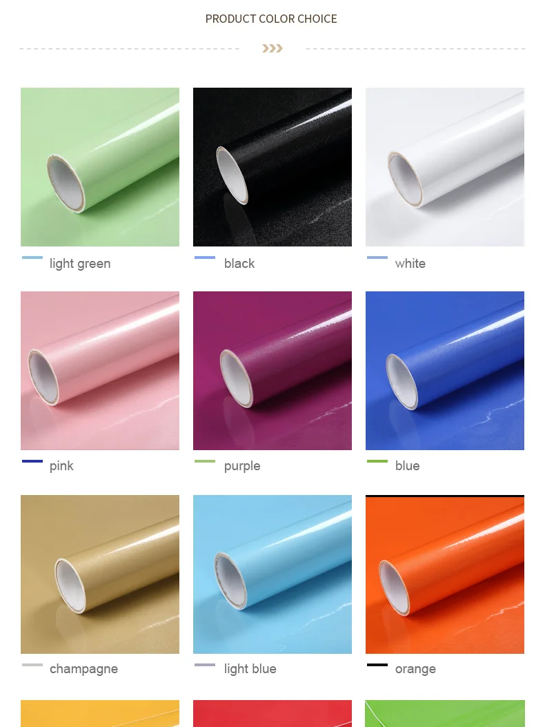 

Pearl White DIY Decorative Film PVC Self adhesive Wall paper Furniture Renovation Stickers Kitchen Cabinet Waterproof Wallpaper