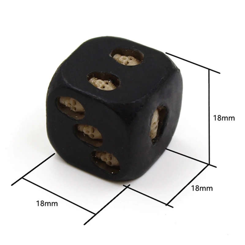 5 шт. питьевые кубики с черепом для Хэллоуина 6 сторонних кубиков вечеринок