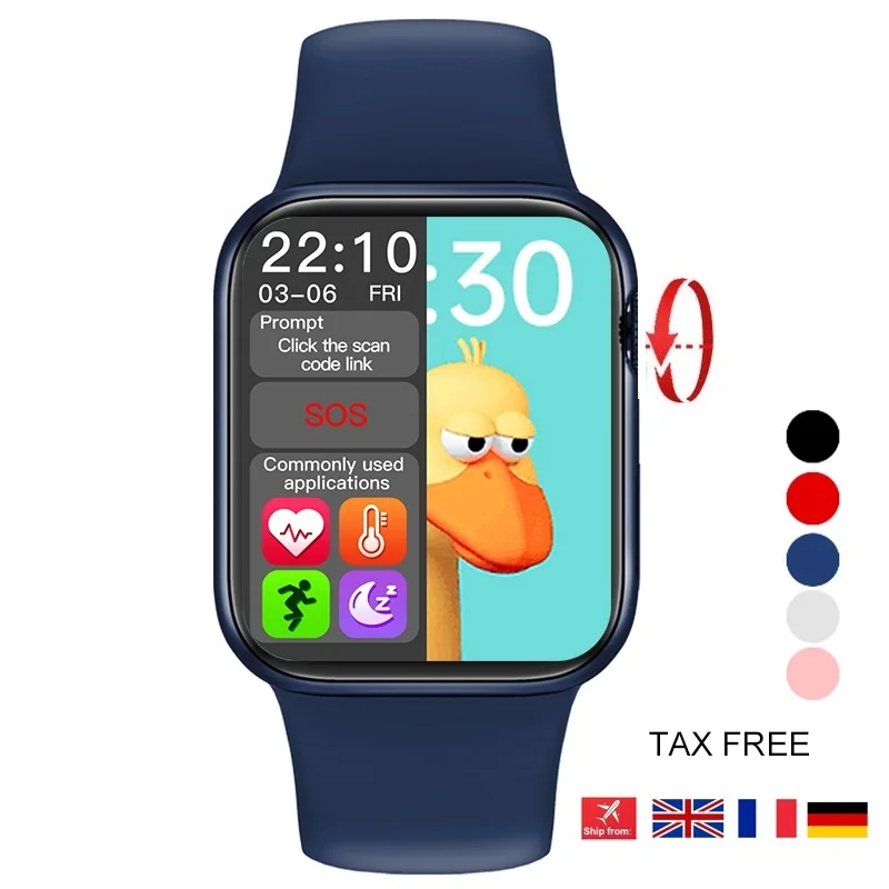 

Смарт-часы PK HW16 W56 W46 W26 IWO 6 HW22, Оригинальные Водонепроницаемые умные часы 40 мм, 320*320, Bluetooth, полный экран