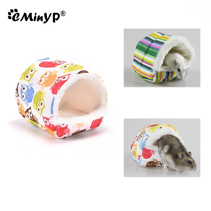 

Hamster Slippers House Nest Guinea Pig Hedgehog Squirrel Winter Cold-Proof Warm Cage Small Animal Thermal Pad Sleeping Bag Room