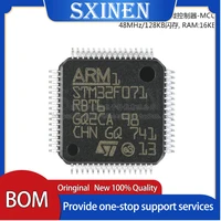 2pcs stm32f071rbt6 lqfp 64 arm cortex m0 32 bit microcontroller mcu