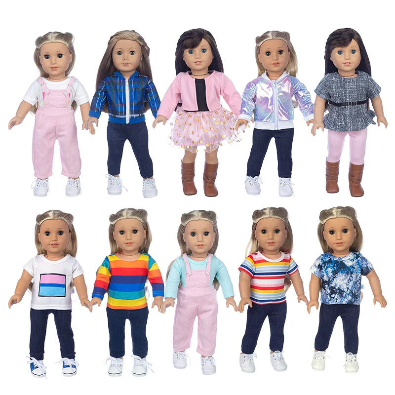 2023 New Mix match fashionable suit Fit for American Girl Do