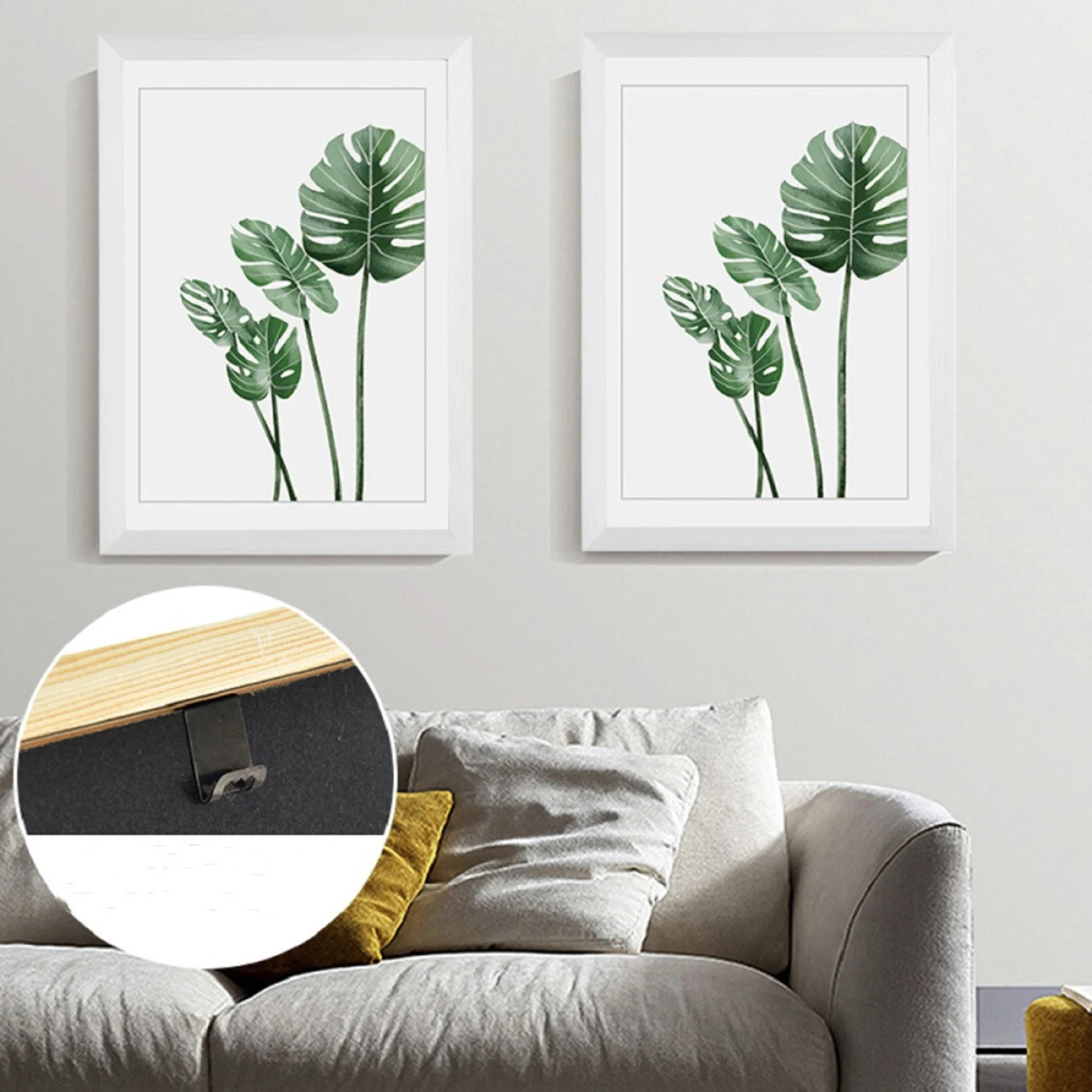 Деревянная фоторамка Настоящая стеклянная настенная подвесная для настенного и