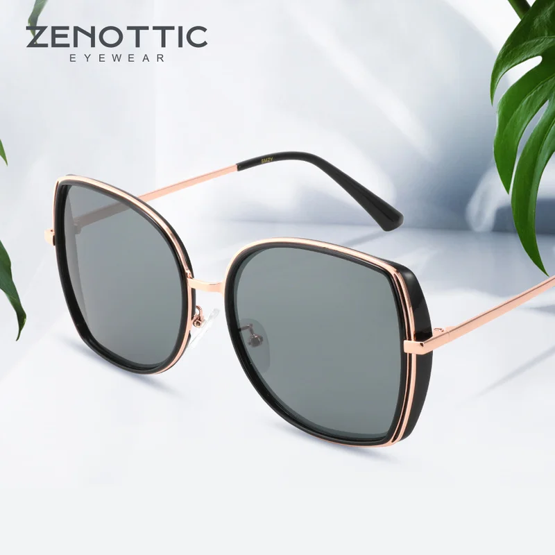Солнцезащитные очки zenotic в стиле стимпанк поляризационные для женщин фирменный