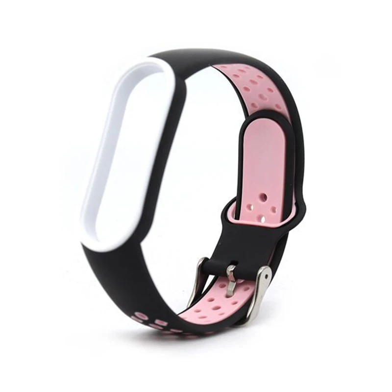 Ремешок для смарт-часов Mi Band 6 5 4 Воздухопроницаемый силиконовый браслет из ТПУ