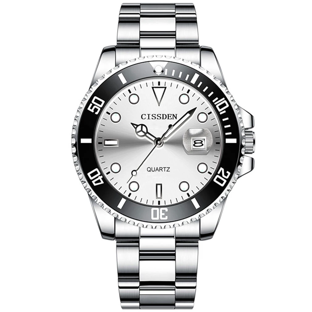 Часы наручные CISSDEN Мужские кварцевые брендовые Роскошные модные