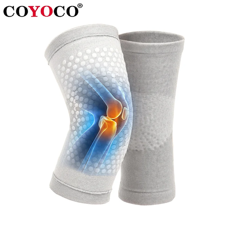 1 пара САМОНАГРЕВАЮЩАЯСЯ наколенники рукав точечно матричный наколенник с