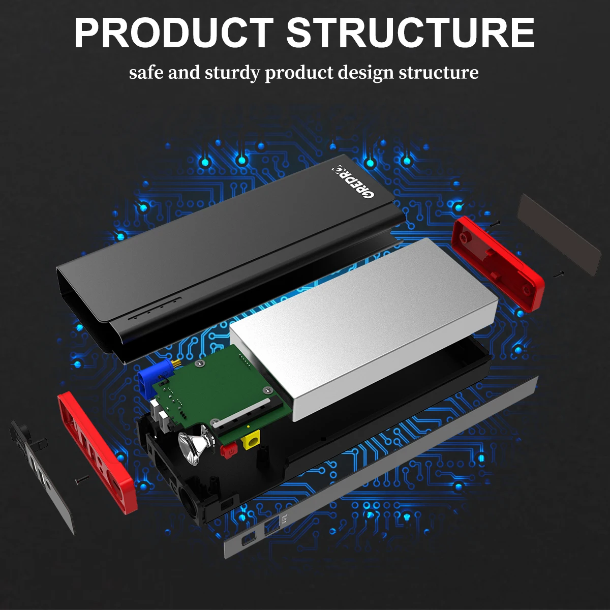 Пусковое устройство для автомобильного аккумулятора пусковое 2000A 12 В запуска