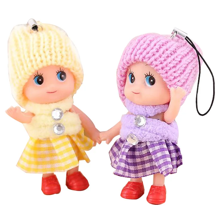 

Cute Cartoon 8cm Kids Plush Dolls Keychain Soft Stuffed Women Mini Key Animals Baby For Girls Plush Chain Keyring Toys M9N0