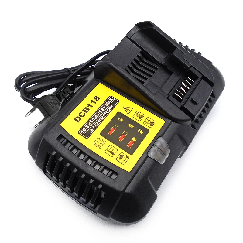 DCB118 литий-ионный аккумулятор зарядное устройство 4.5A для DeWalt 10 8 V 12V 14 4 18V 20V DCB101 DCB200