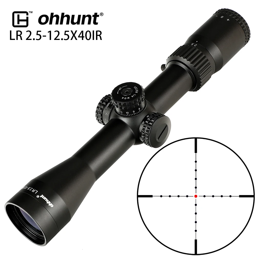 Оптика охотничья LR 2 5 12.5X40 IR Riflescope Mil Dot красная подсветка оптические прицелы