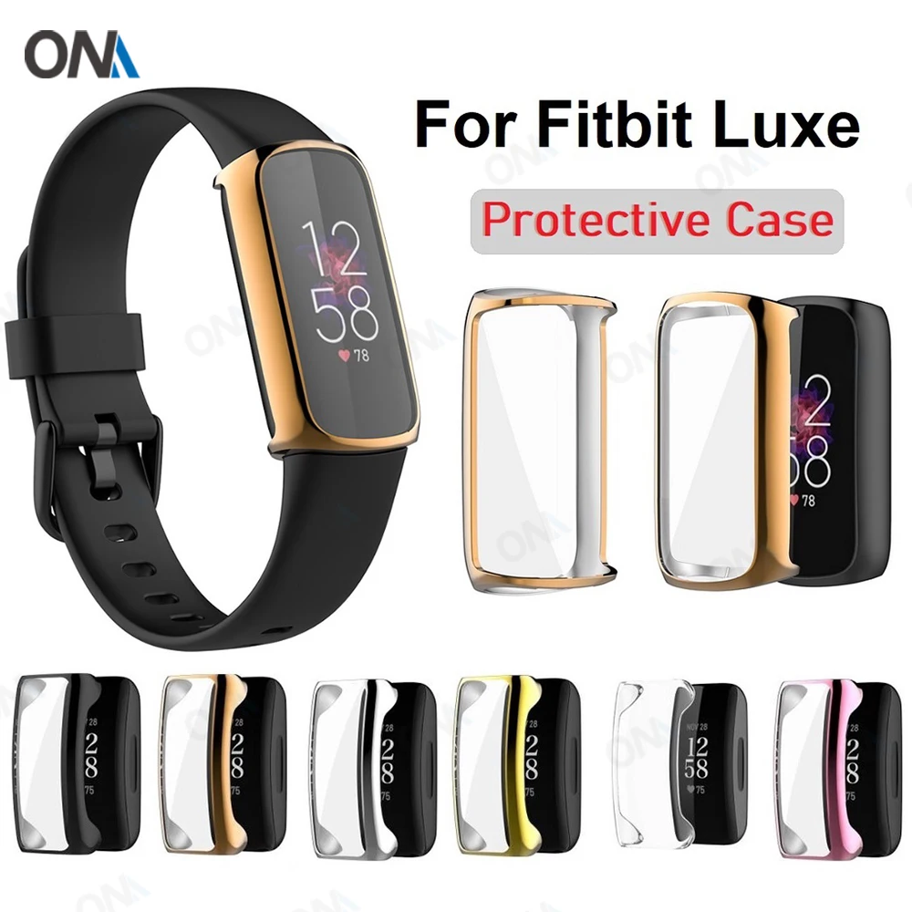 For Fitbit Luxe Screen Protector Case for Fitbit Luxe Ultra 