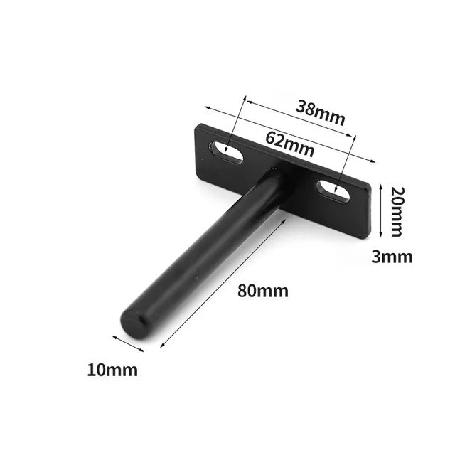 

1PCS 3"4"5" Folding Shelf Support Bracket Hidden Floating Wall Shelf Support Brackets for Heavy Duty Bracket