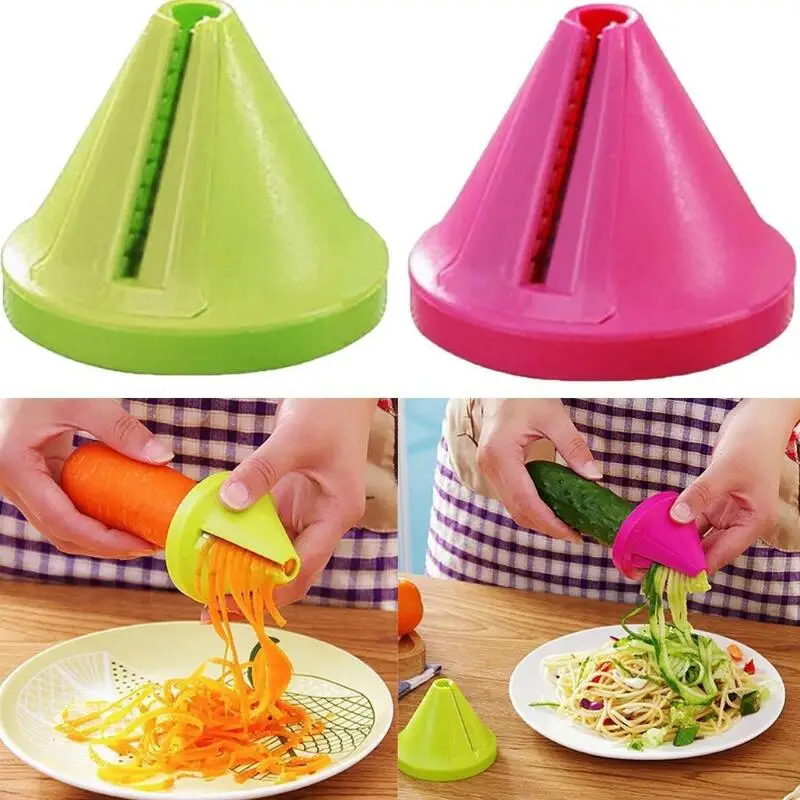 値段 ガジェット漏斗モデル野菜の細断処理スパイラルスライサーニンジン大根野菜 Spiralizer おろし金キッチンツール LX9200