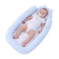 baby bassinet portable ultra soft infant lounger bed mattress removable pillow for sleeping napping