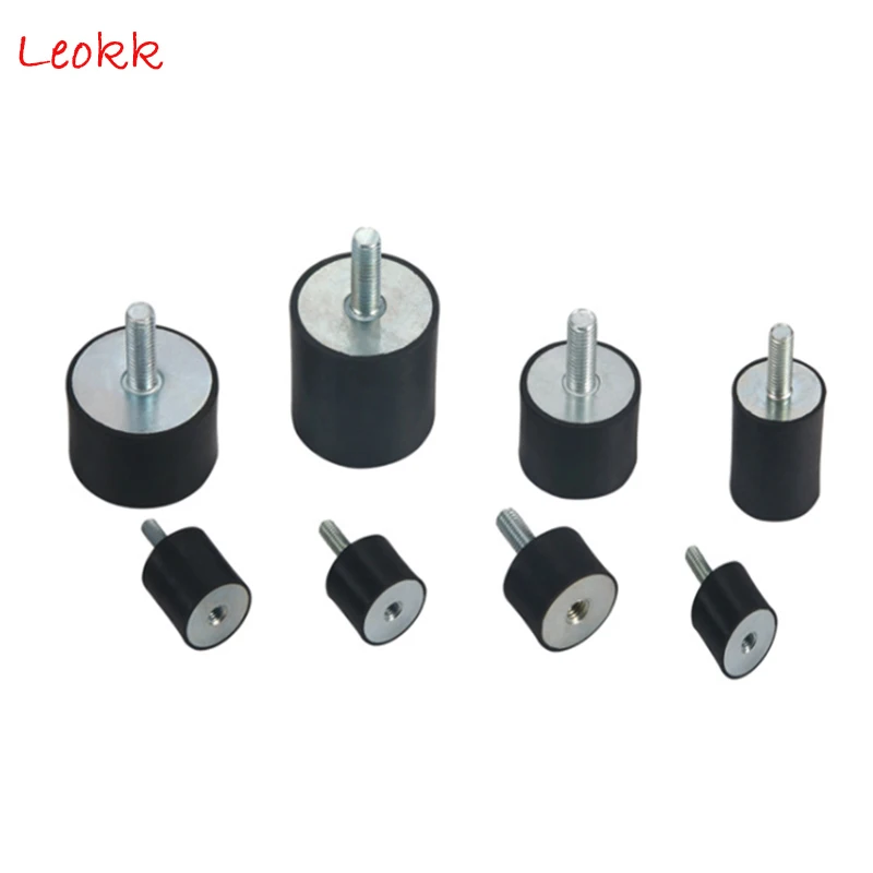 

4-Pack Rubber Vibration Isolator Mounts, VD Shock Absorbers Anti Vibration Isolator Silentblock Car Boat Bobbins M8 x 23mm