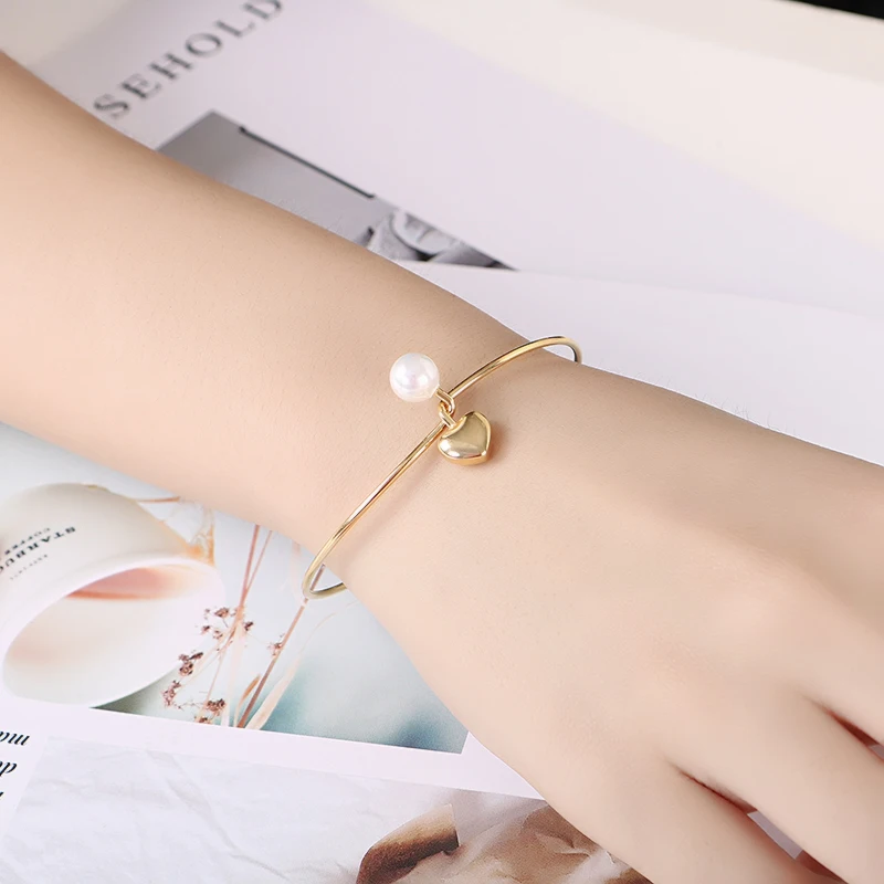 Элегантные перламутровые браслеты ювелирные изделия роскошные золотые женские