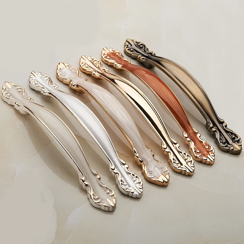 

High-Quality Solid Classic Style Handle Drawer Cabinets Wardrobe Knob and Handles Furniture Hardware Kitchen Cupboard Door Pull