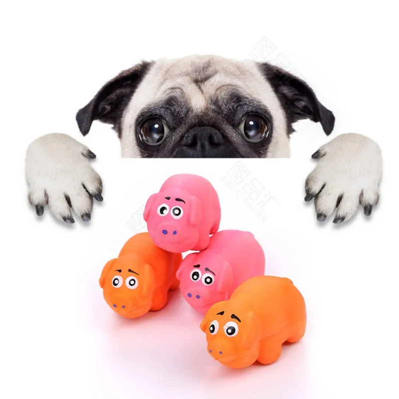 Игрушка для собак молярные зубы вокальный латекс милая форма свиньи жевательные