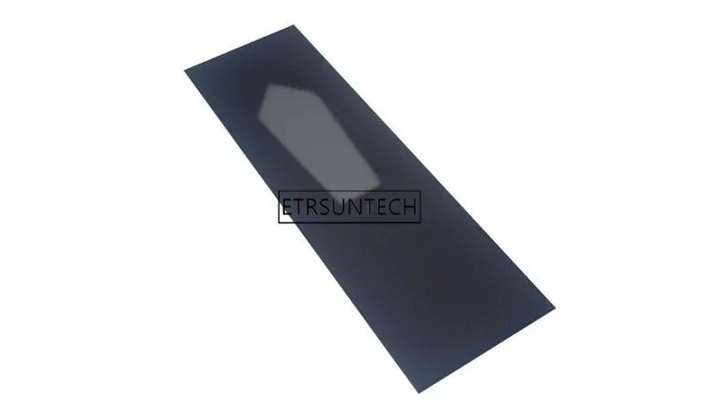 300 шт. черный простой бумажный конверт с ПВХ визуальным окном для галстука шарфа