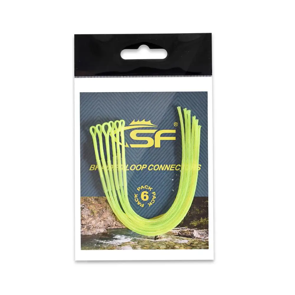 6X SF Плетеный лидер петель соединитель лучшие рыболовные лосось форель 30