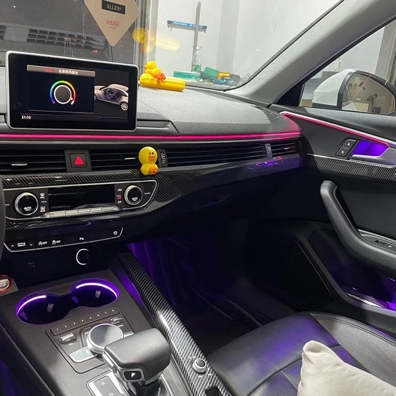 32 renkler iç atmosfer ışığı ortam Audi A4 B9 A5 2017 2018 2019